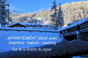 APPARTEMENT 35m2 AU PIED DES PISTES AVEC CHAMBRE ET BALCON PLEIN SUD